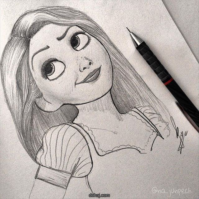 Cute Girl Drawing Bff Best Friend Cartoon