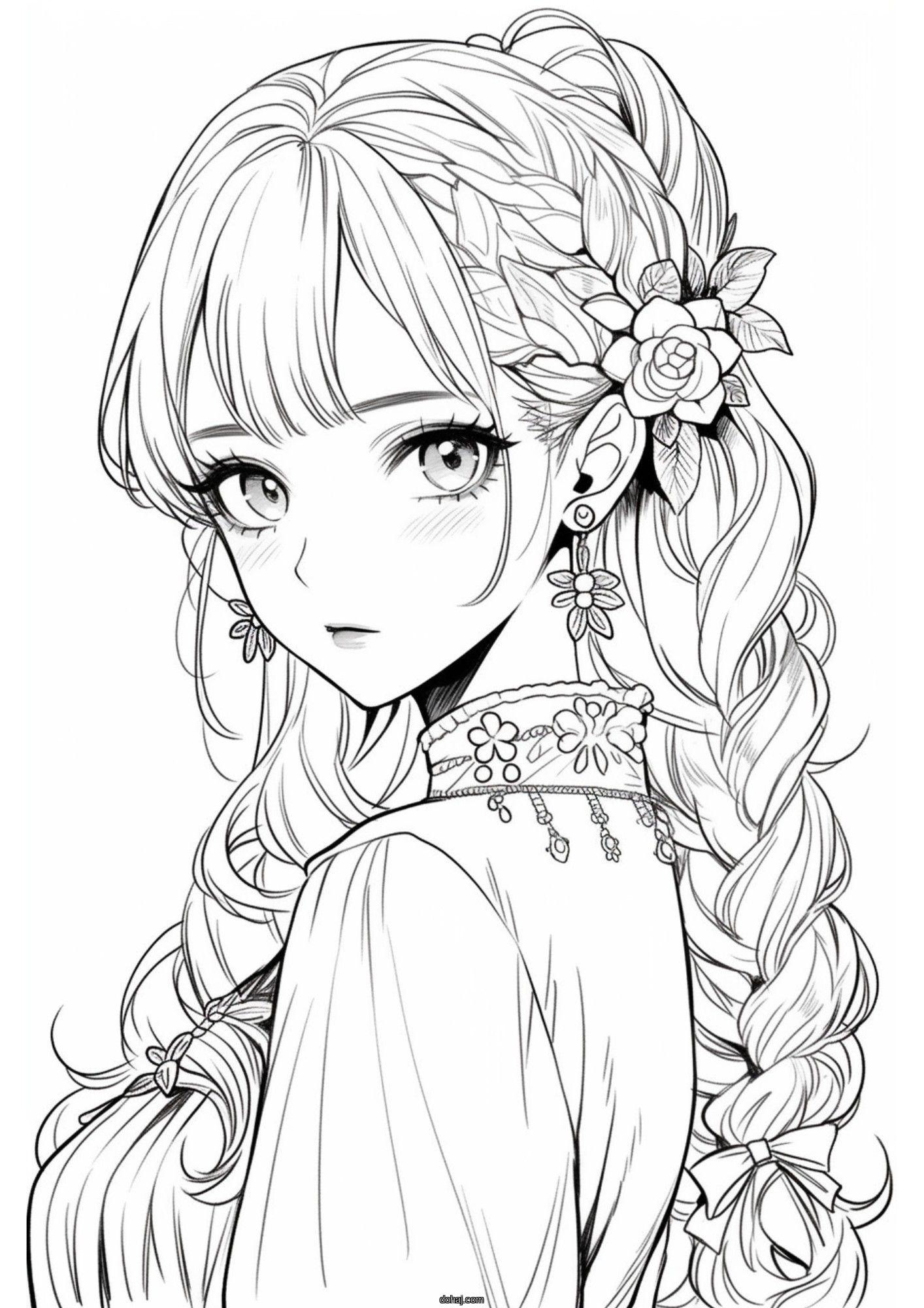 Drawing Anime Cute Cute Anime Drawings Girl