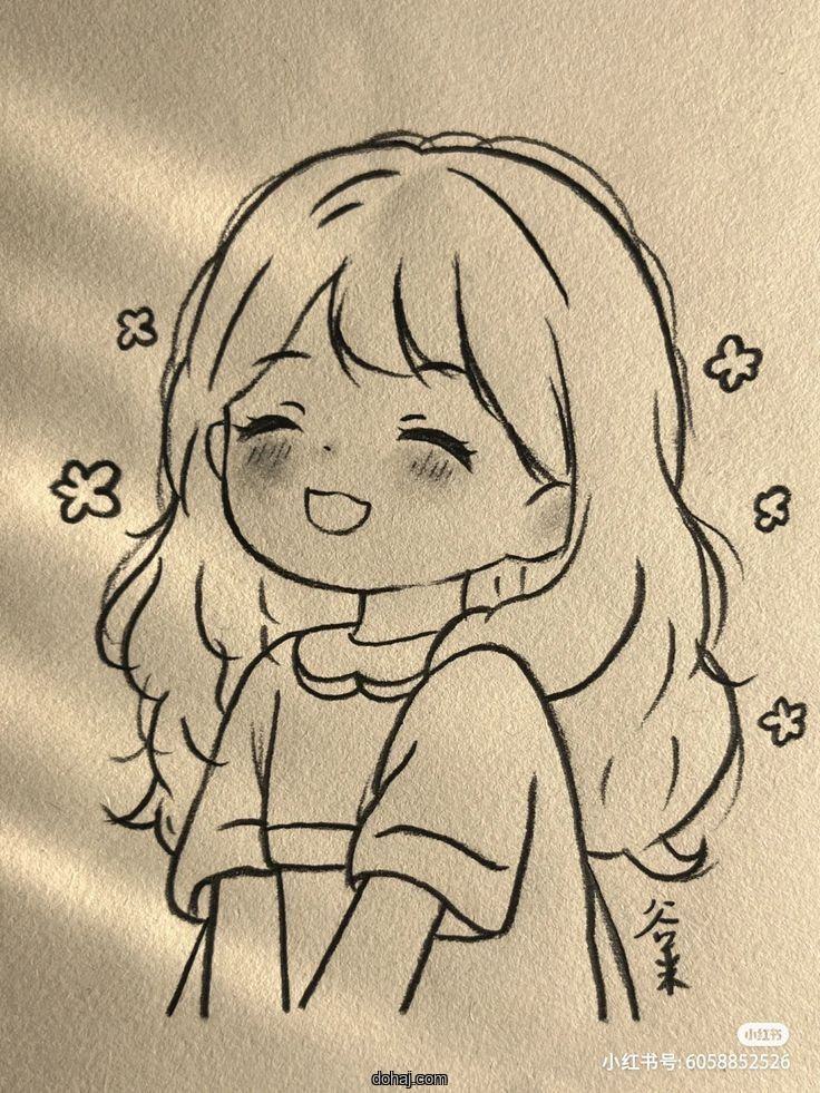 Drawing Pictures Easy Girl Cute And Beautiful