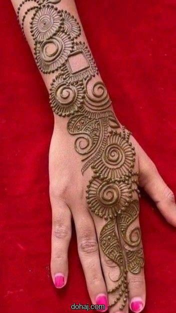 Easy Arabic Mehndi Design