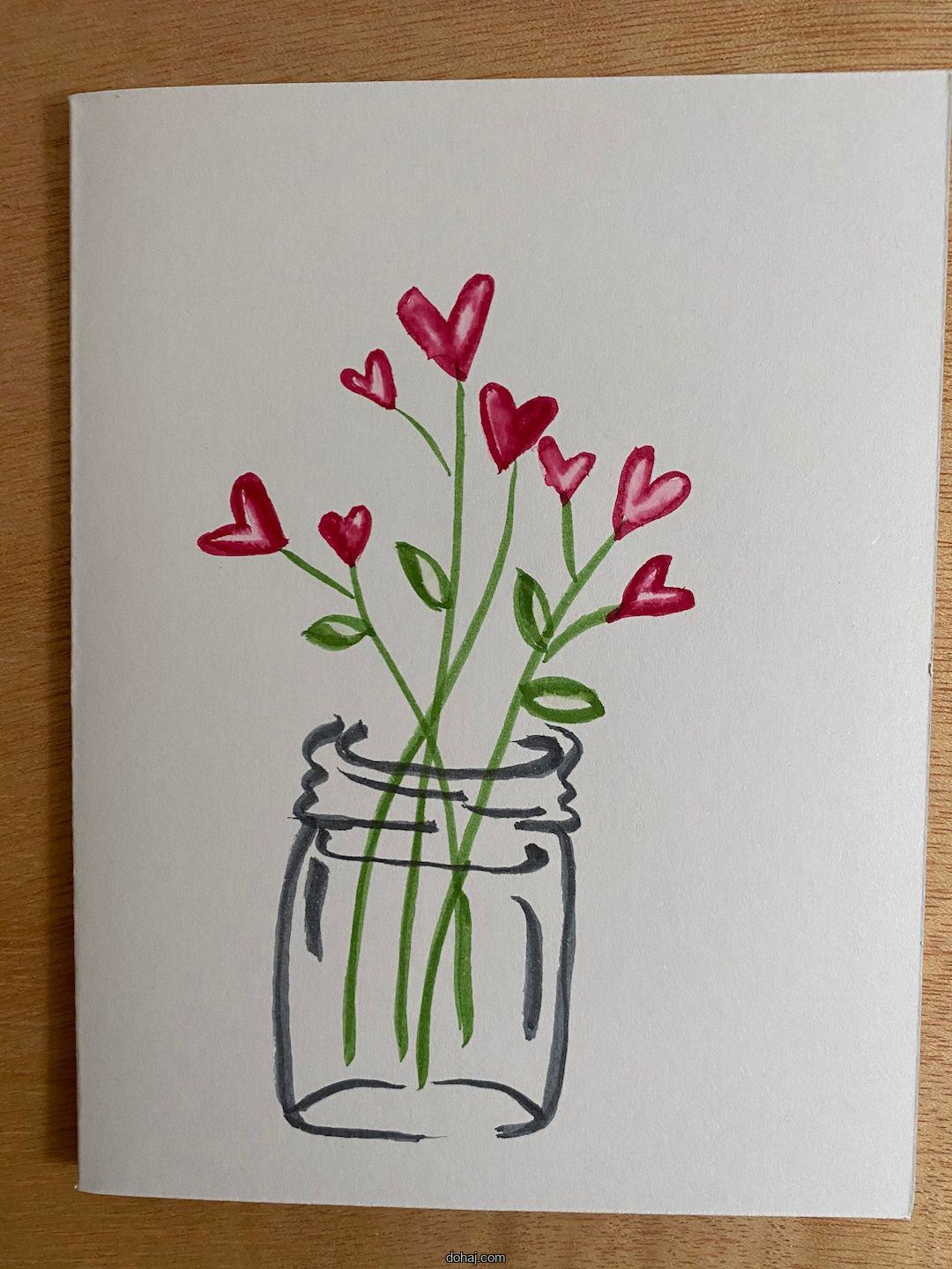 Easy Flower Drawing