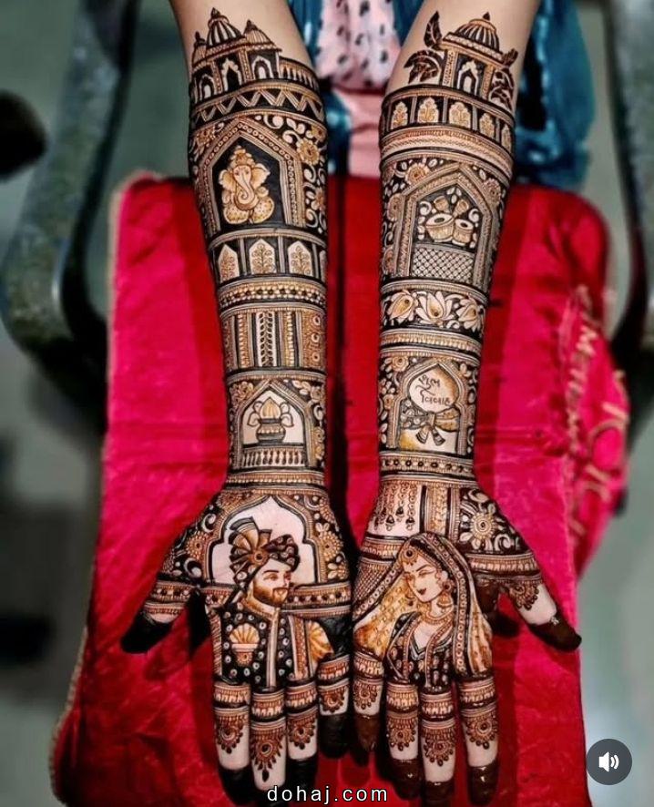 Easy Mehandi Design For Girls