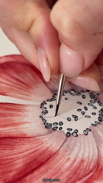 Easy Simple Flower Pencil Drawing