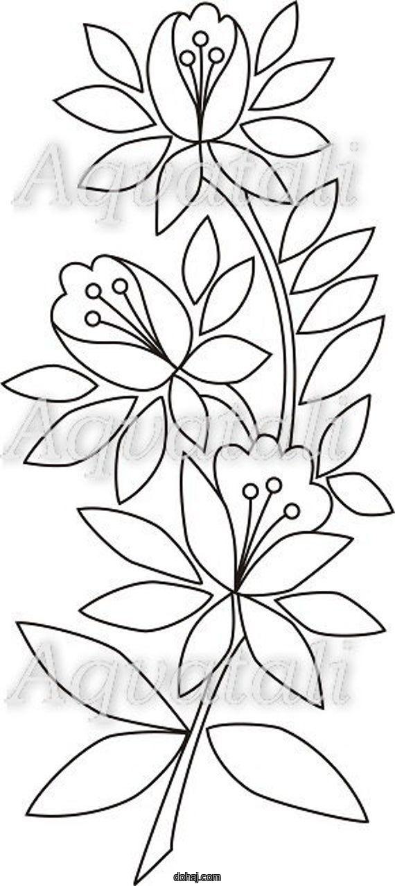 Easy Sketch Flower Bouquet Drawing
