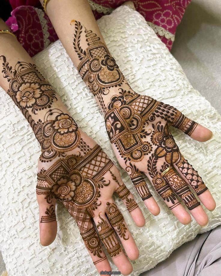 Eid Mehndi Design 2024 Arabic