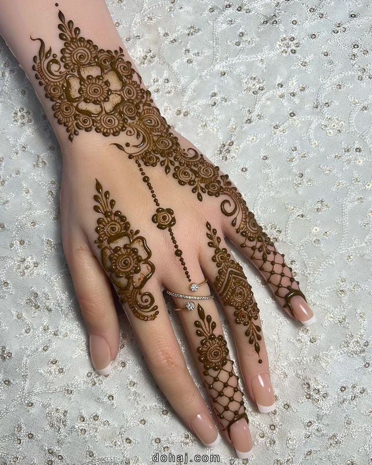 Engagement Mehandi Design