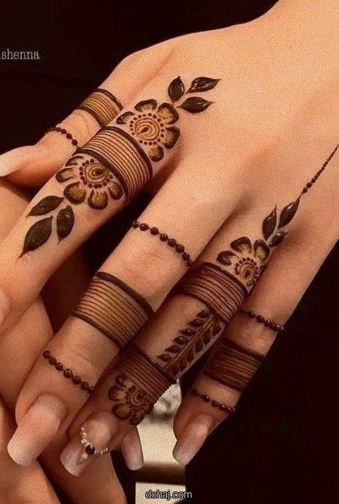 Finger Mehndi Simple Finger Mehndi Royal Front Hand Mehndi Design
