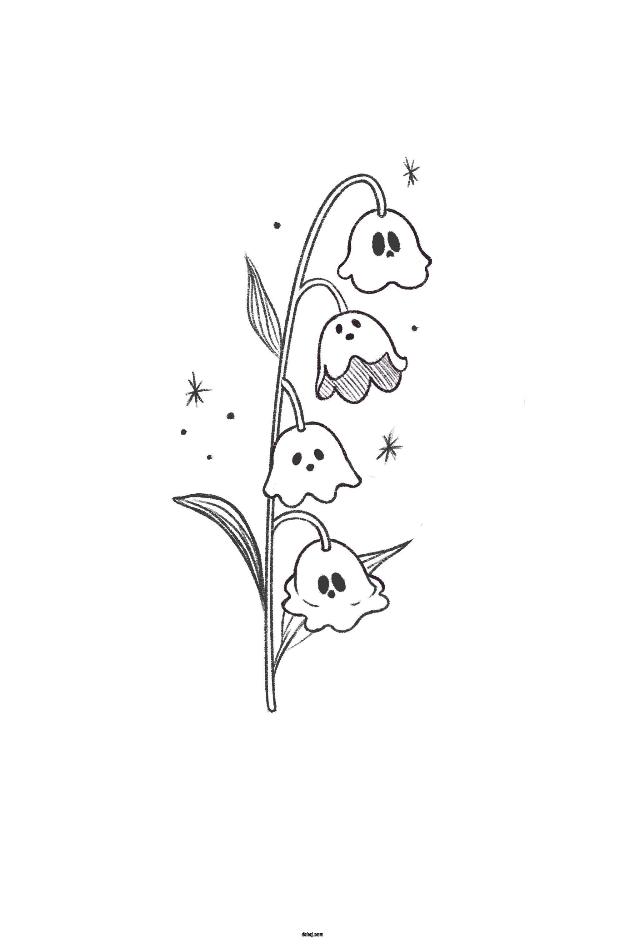 Flower Doodle Art Drawing