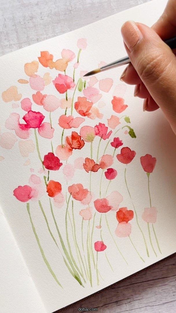 Flower Drawing Illustrator