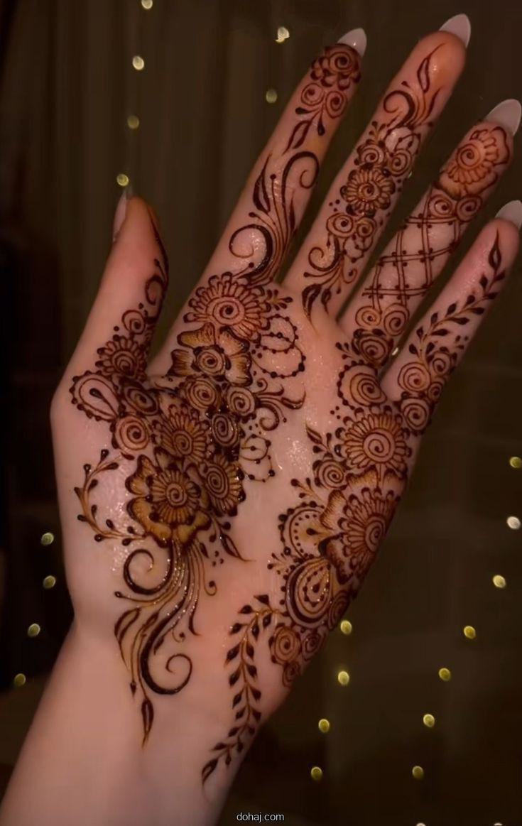 Flower Flower Mehandi Design