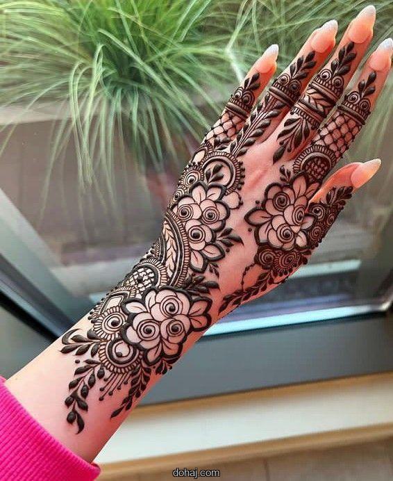 Flower Mehndi Design Simple