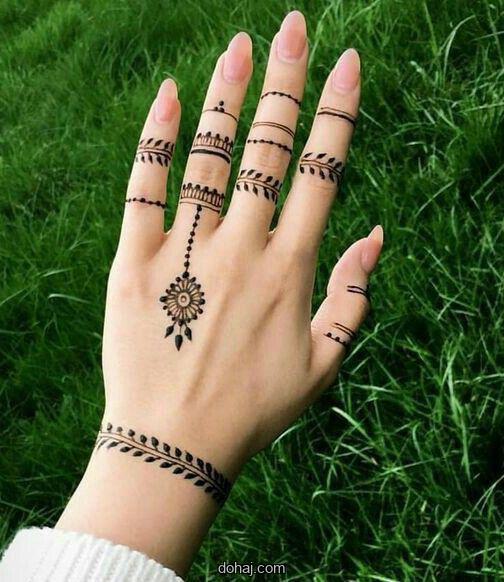 Flower Simple Mehndi Design
