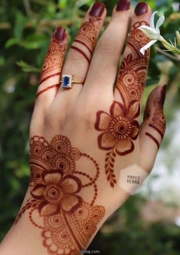 Front Hand Mehndi Design