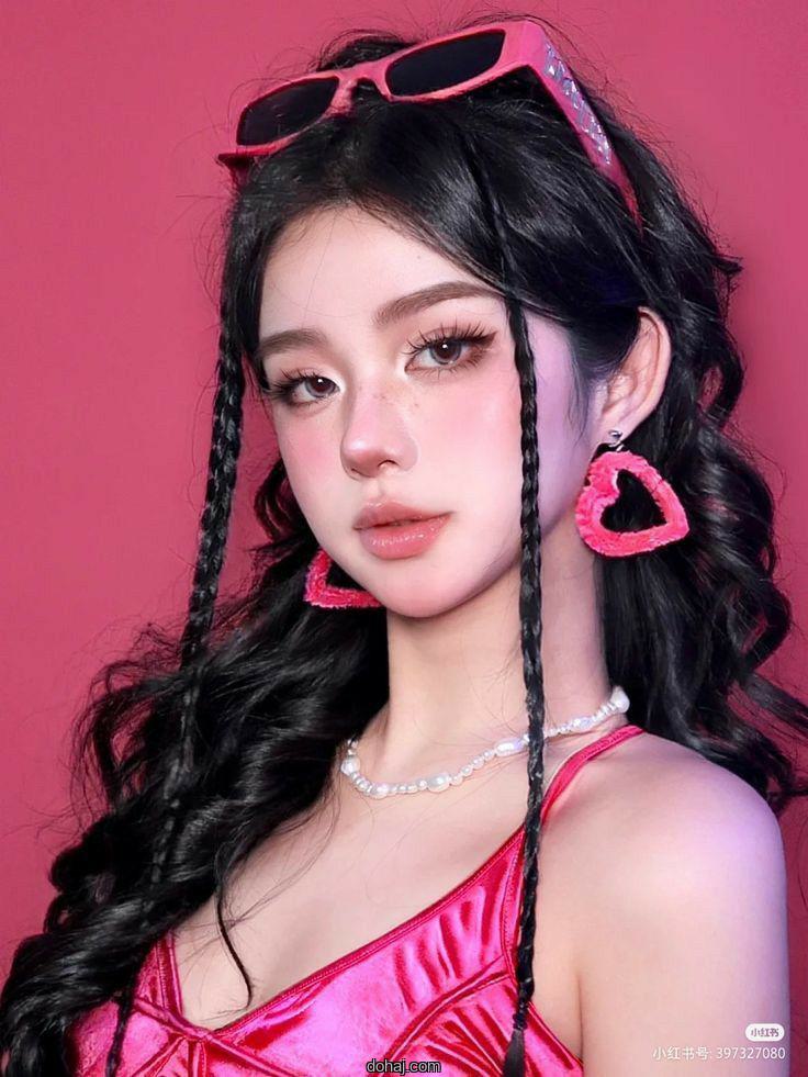 Hair Style Girl At Home