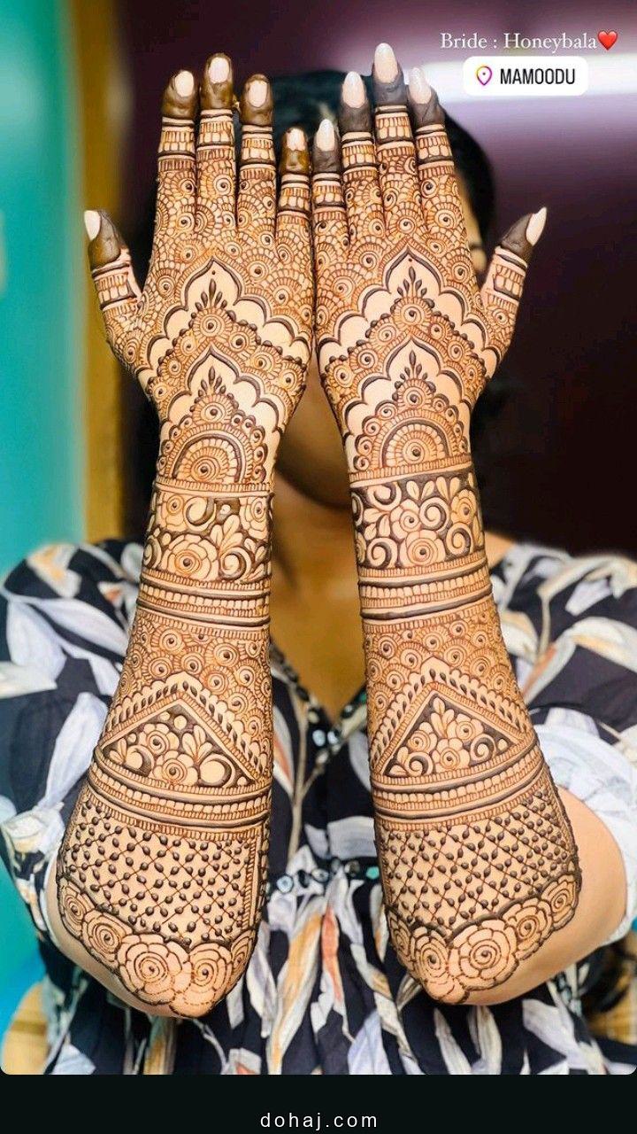 Half Mehandi Design