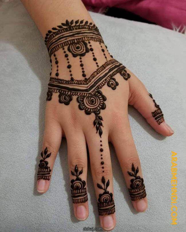 Hand Tattoo Mehndi Design