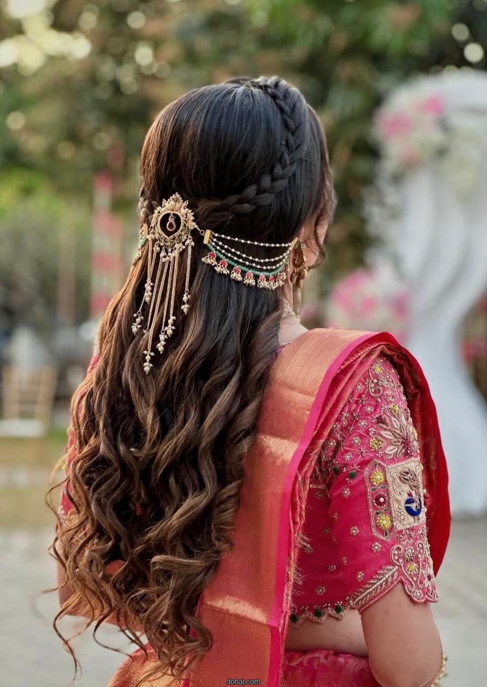 Indian Indian Traditional Hair Style Girl For Wedding