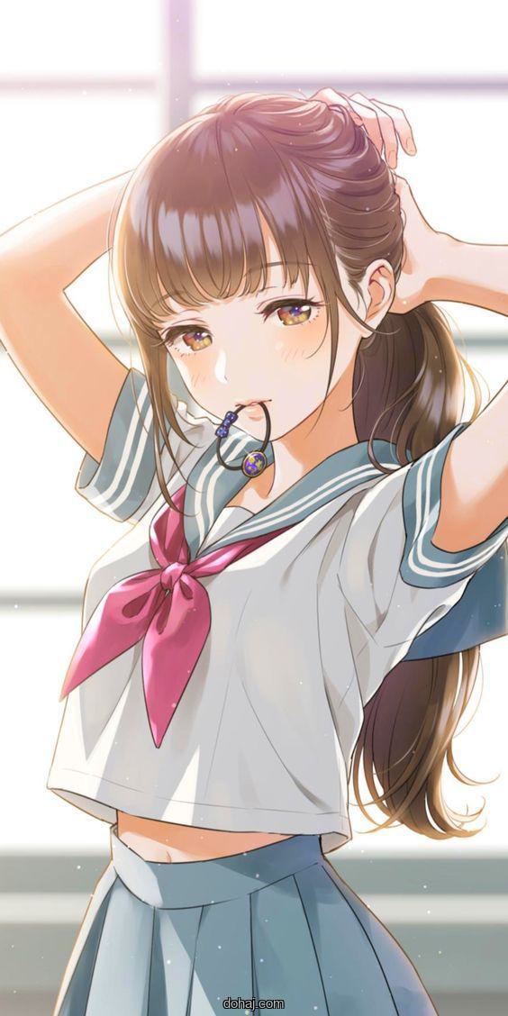 Islamic Girl Drawing Instagram Cute Hijab Cartoon Wallpaper