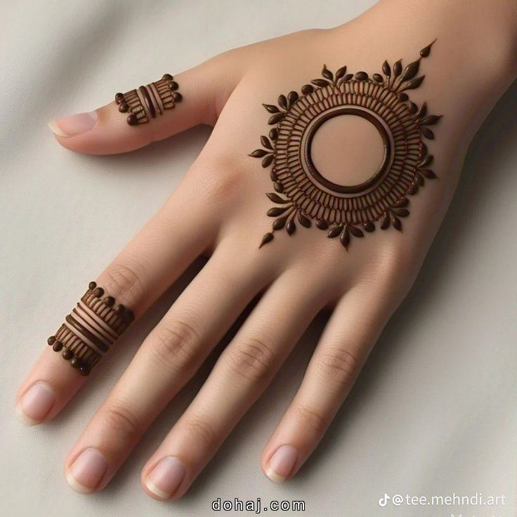 Mehandi Business Henna Logo Design