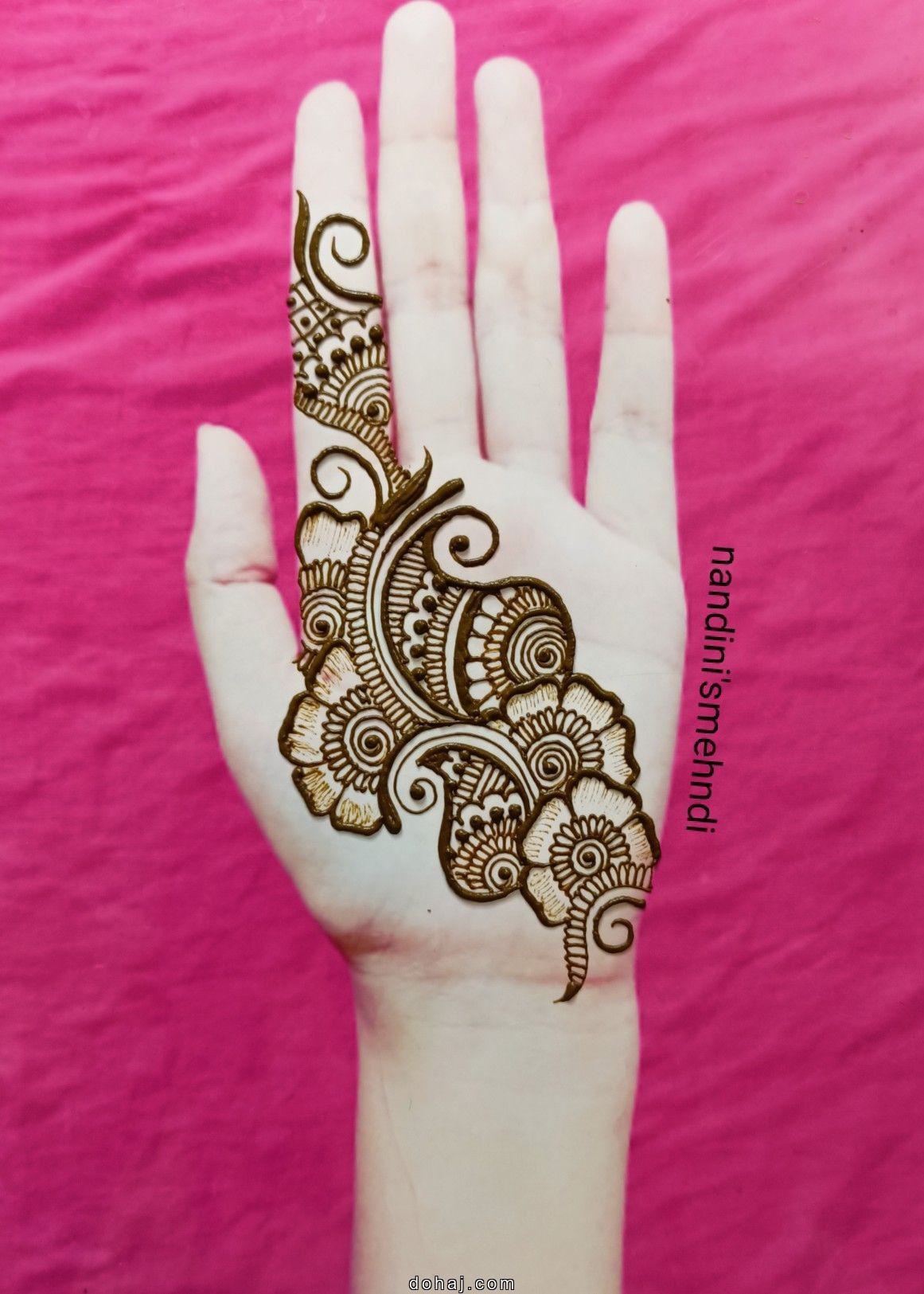 Mehandi Design Back Hand