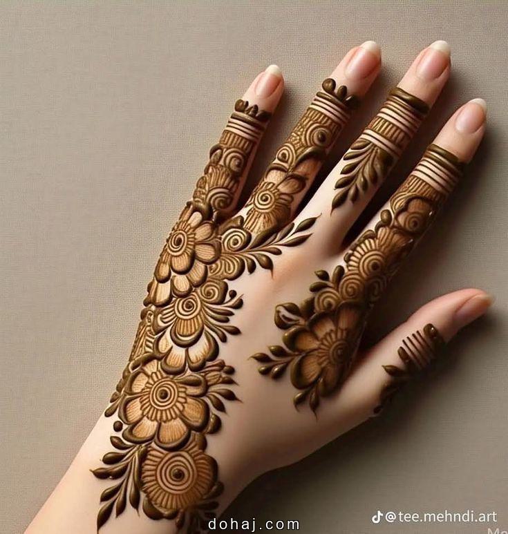 Mehandi Design Back Hand Easy