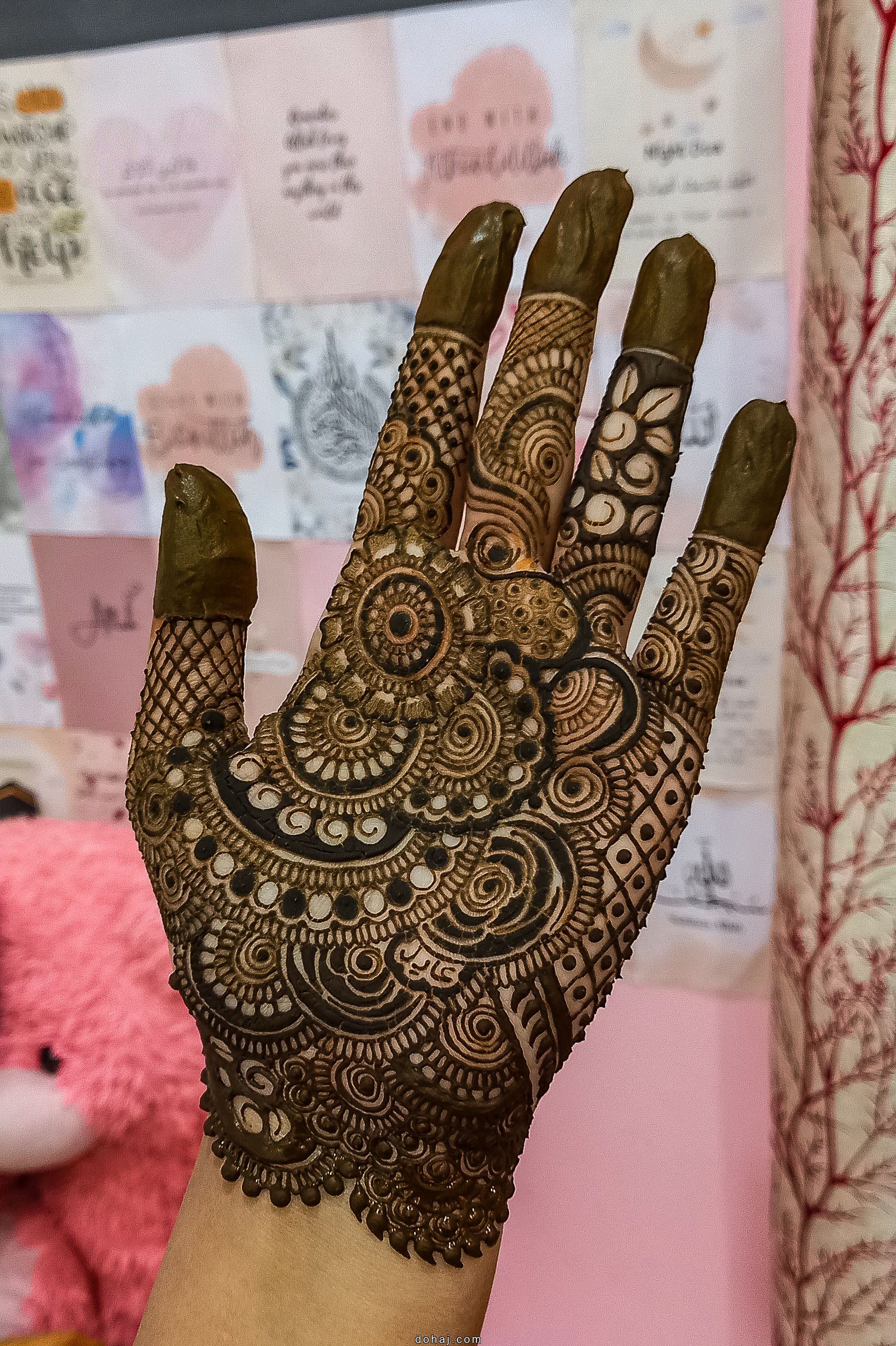 Mehandi Design Back Side Simple