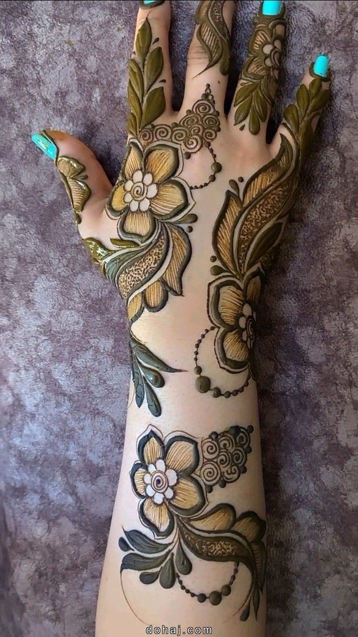 Mehandi Design Back