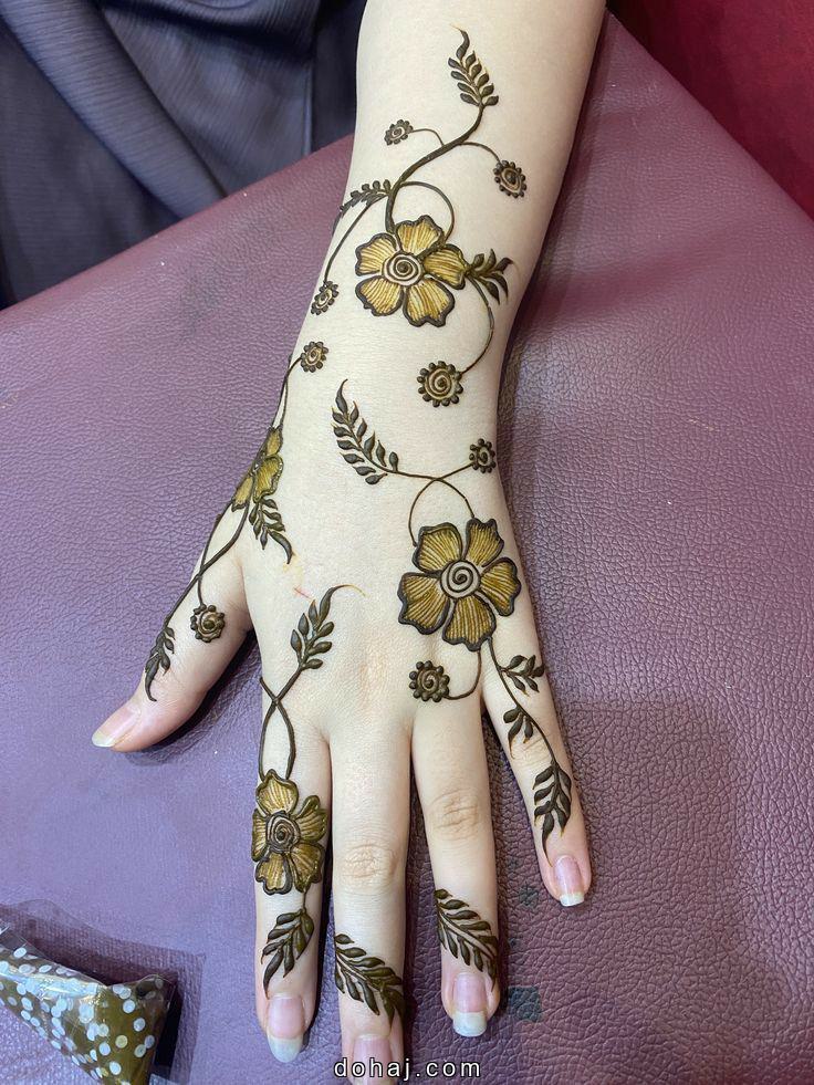Mehandi Design Backside