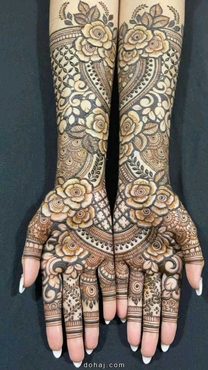 Mehandi Design For Bride