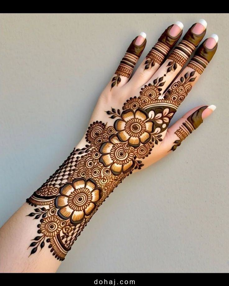 Mehandi Finger Design