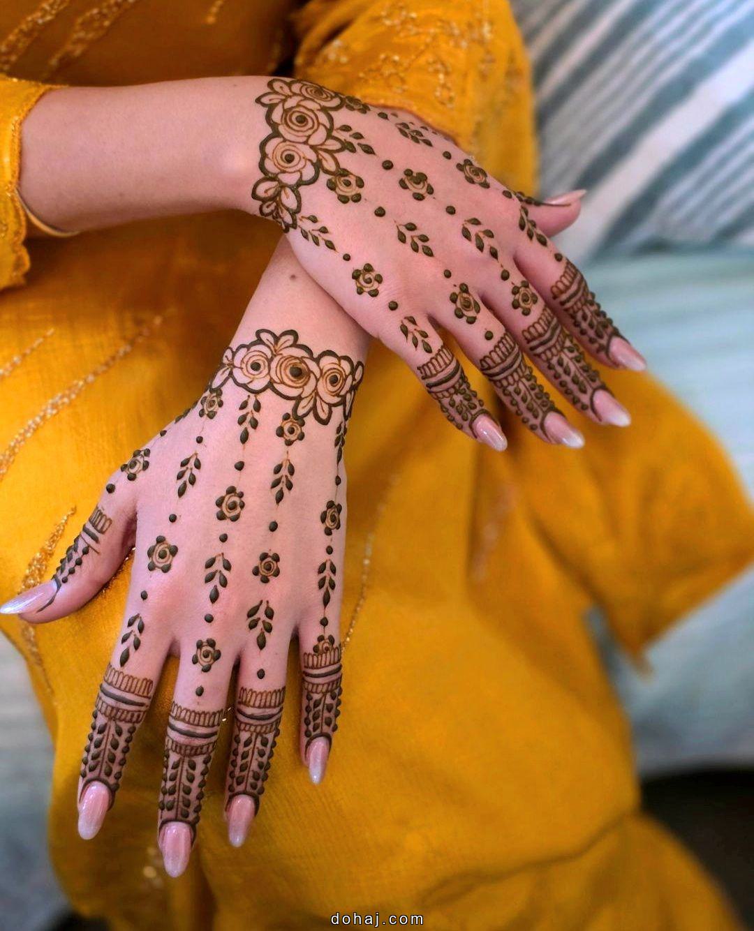 Mehandi Ka Design Piche Ka