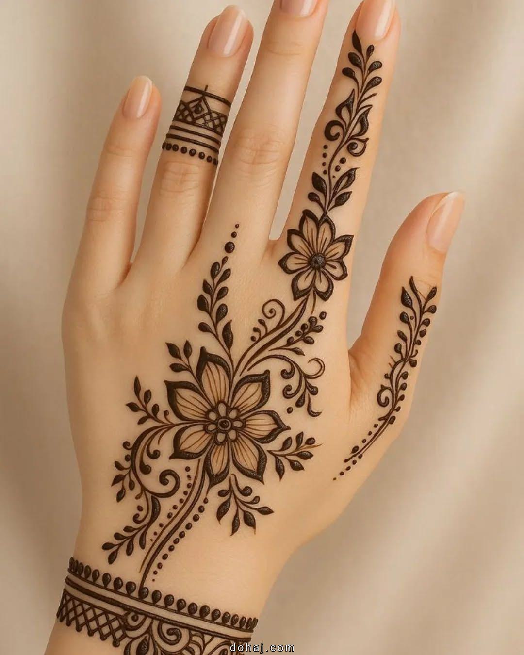 Mehandi Ki Design Back Hand