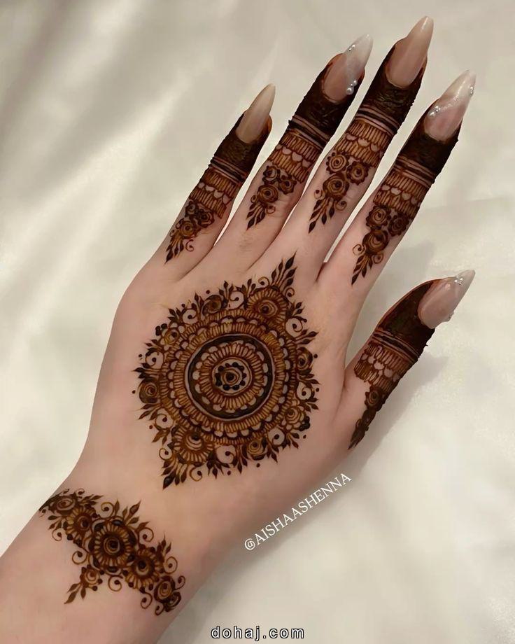 Mehandi Ki Design Pair Ki