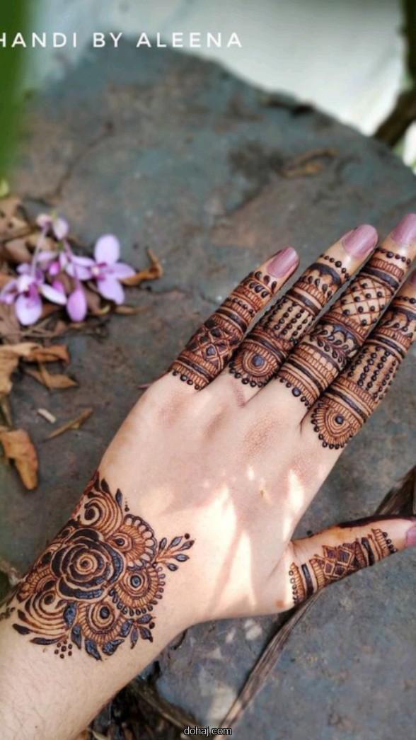 সহজ মেহেদী ডিজাইন ছবি