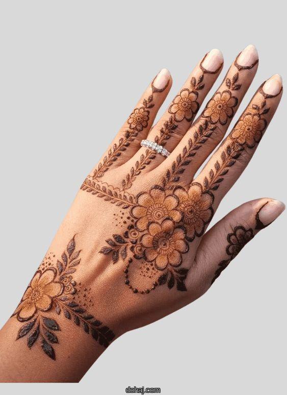 বিয়ের কনের হাতের মেহেদী ডিজাইন