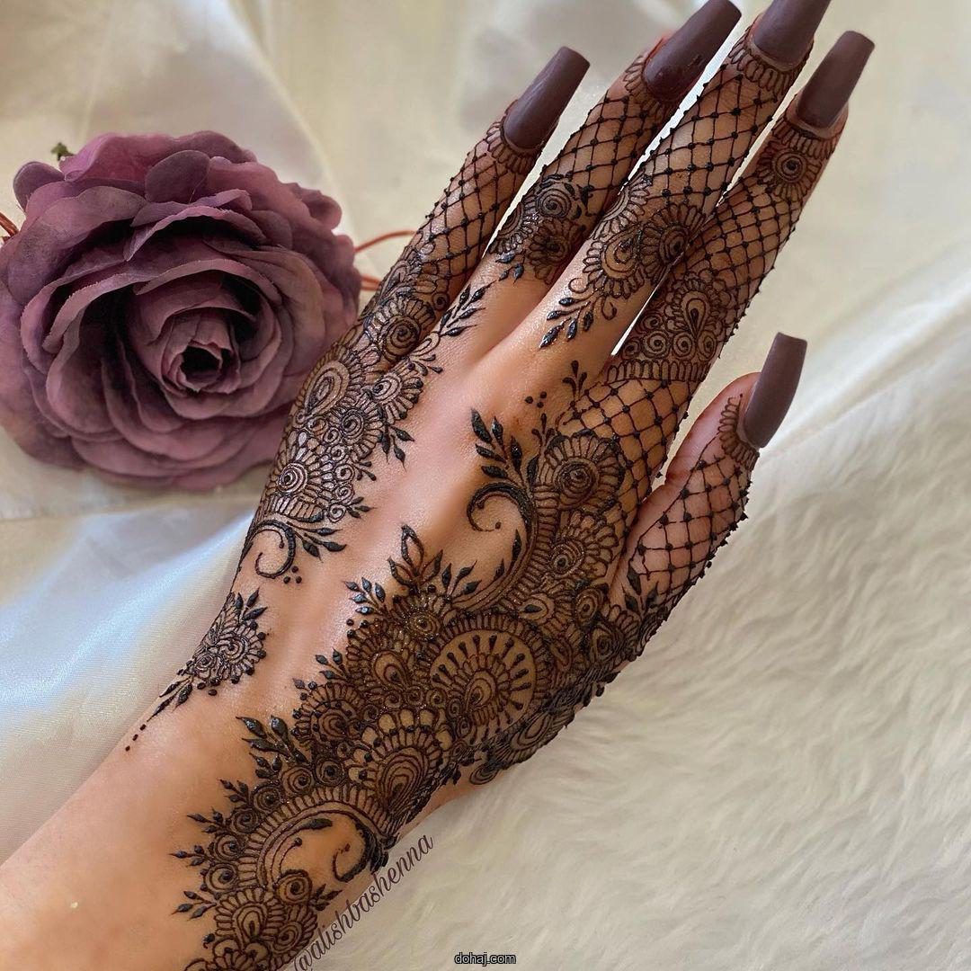 হাতের তালুর মেহেদী ডিজাইন ছবি