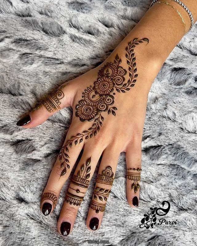 মেহেদী ডিজাইন ২০২৫ পিক সিম্পল Bangladesh