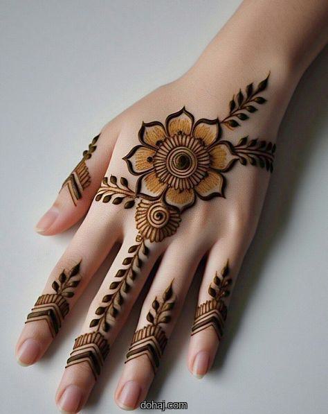 Mehndi Design Easy And Beautiful Arabic