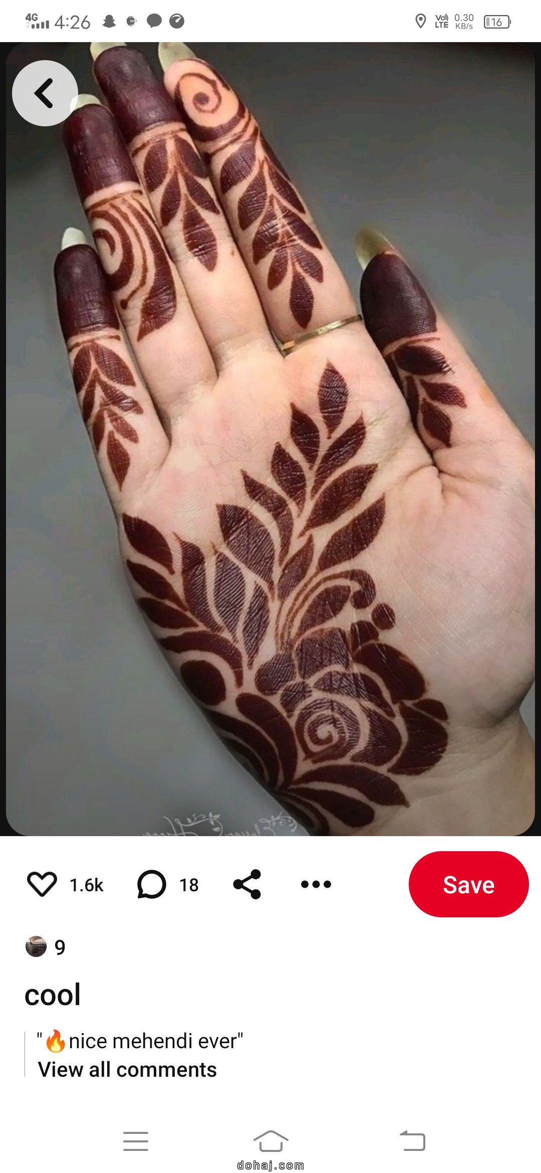 Mens Mehandi Design