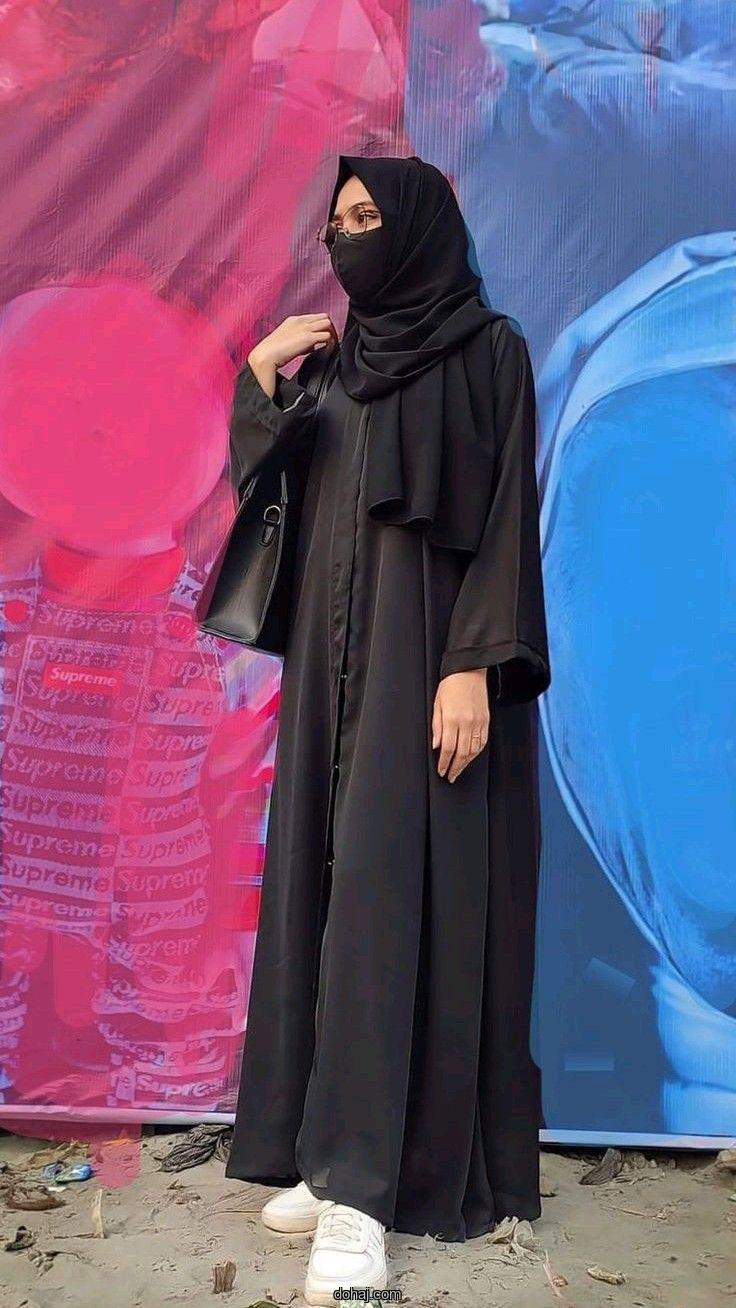 কিউট মেয়েদের পিক বোরকা পরা