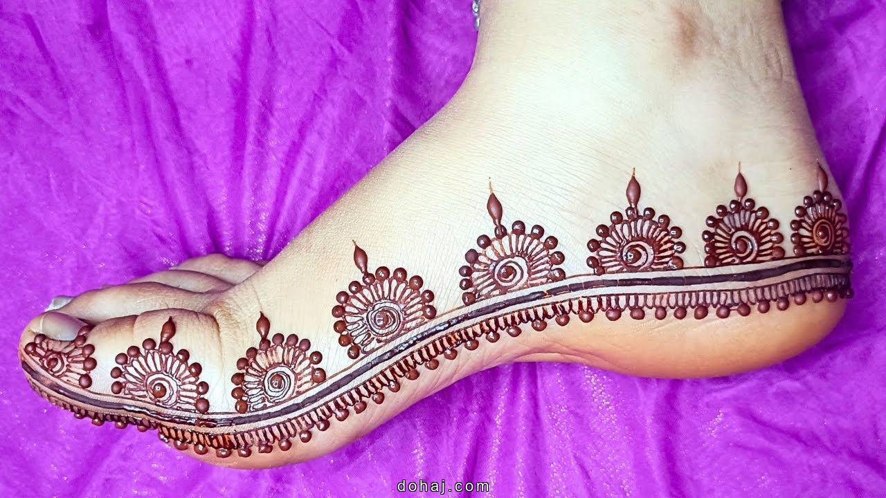 Pairon Ki Mehandi Ka Design
