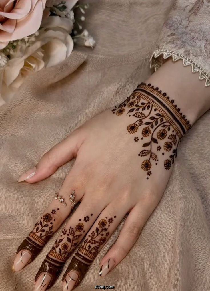 Pakistani Simple Mehndi Design