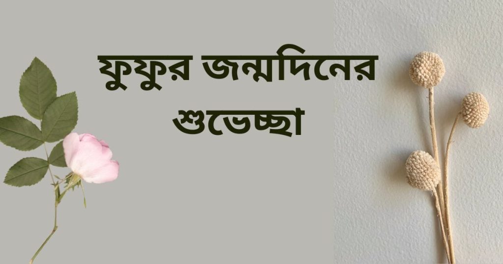 ফুফুর জন্মদিনের শুভেচ্ছা: Happy birthday ফুফু! ২০২৫, প্রেমের ছন্দ পিক
