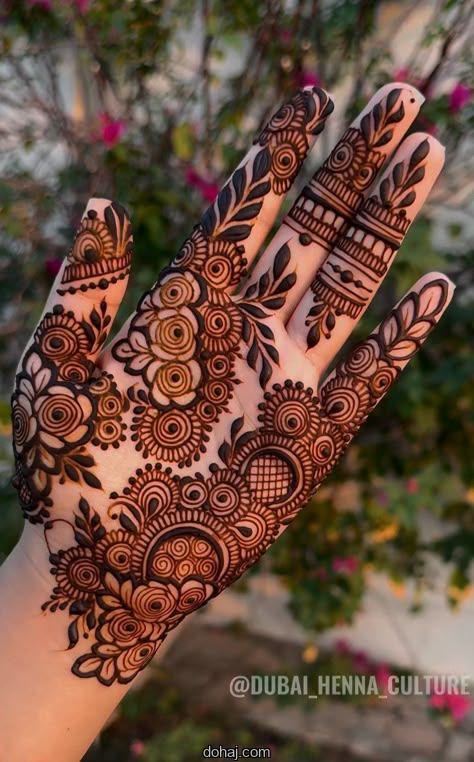 Short Mehndi Design