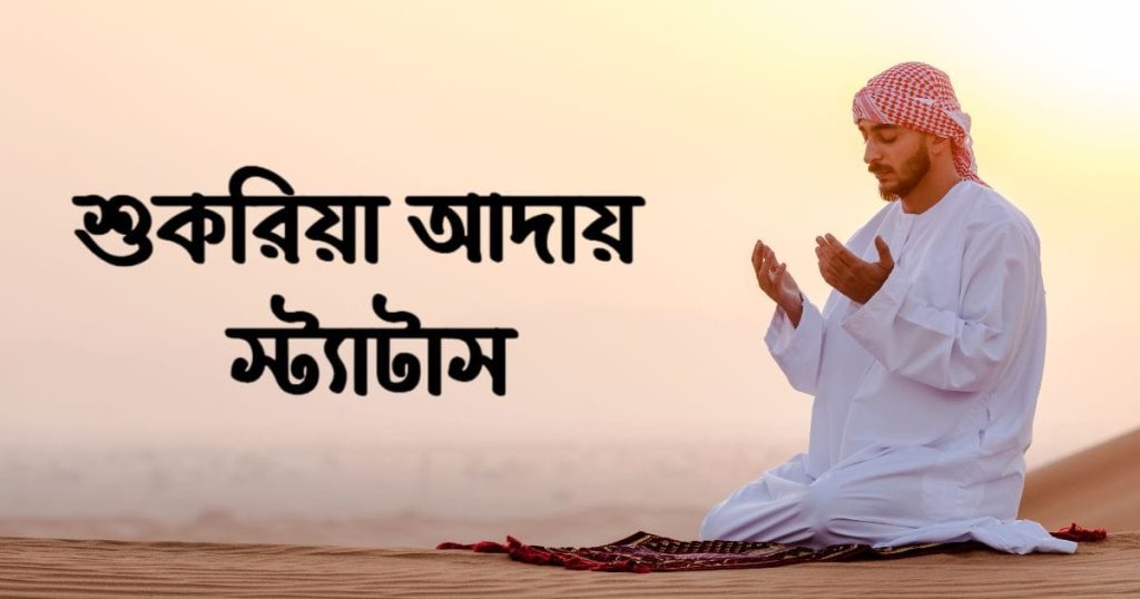 শুকরিয়া আদায় স্ট্যাটাস: ৭০+ সেরা আলহামদুলিল্লাহ শুকরিয়া স্ট্যাটাস, মধ্যবিত্ত ছেলেদের কষ্টের স্ট্যাটাস