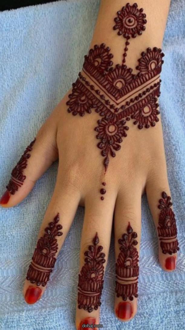 Simple Arabic Mehndi Design