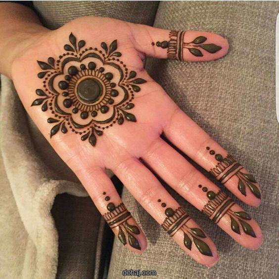 Simple Cute Baby Mehndi Design