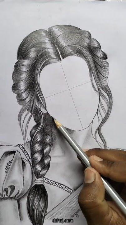 Simple Cute Girl Drawing