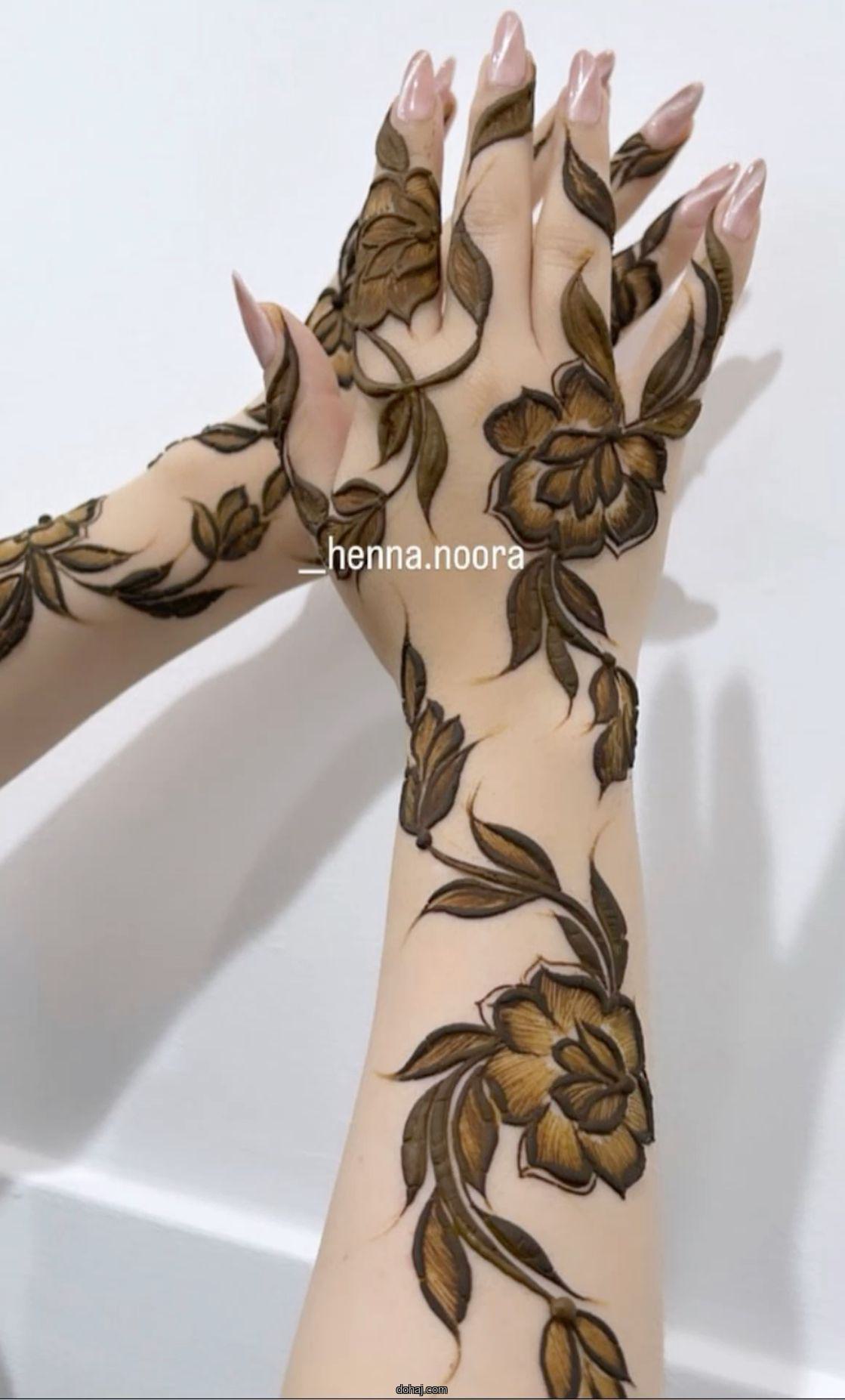Simple Finger Mehndi Design