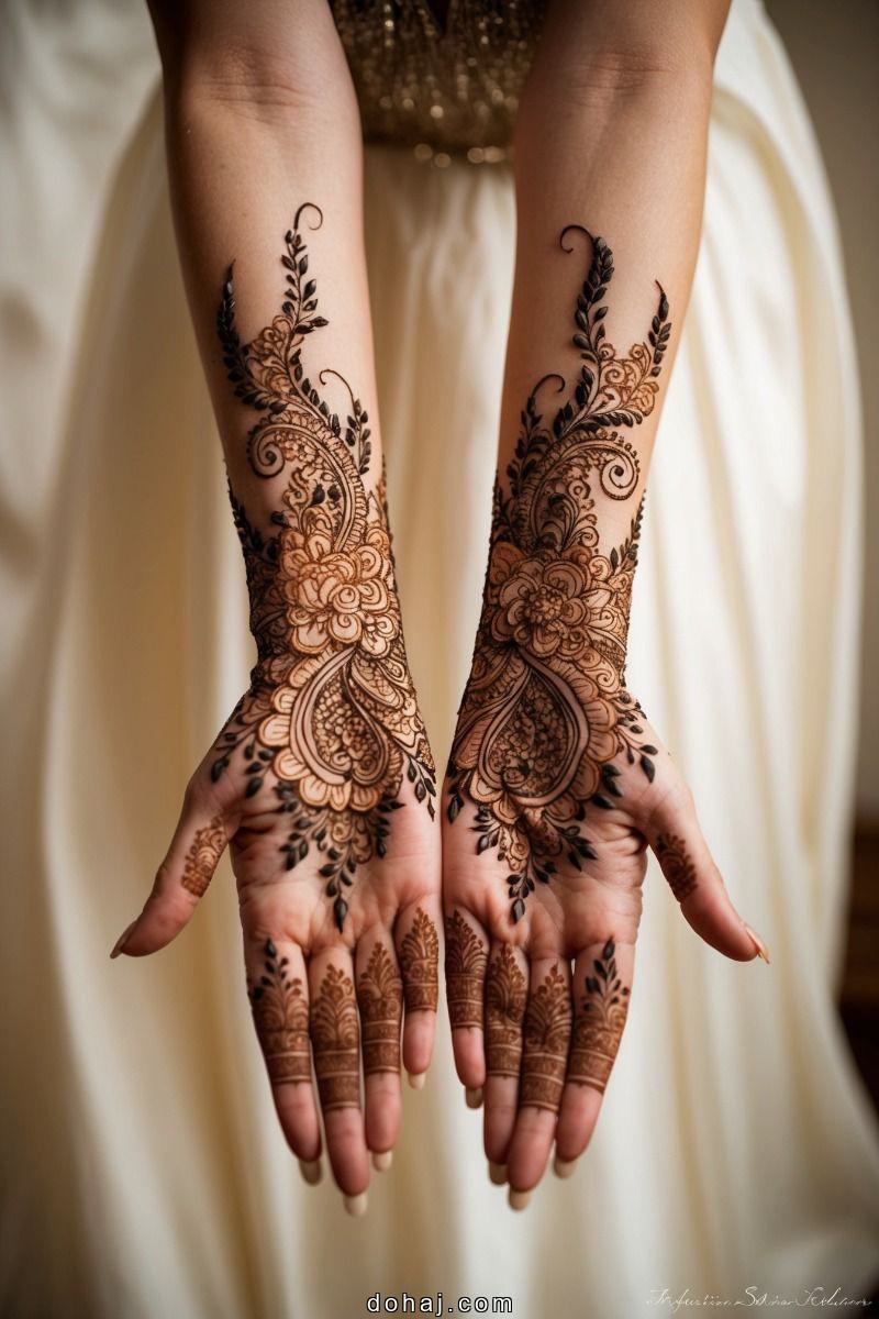 Simple Front Hand Mehndi Mehandi Ka Design